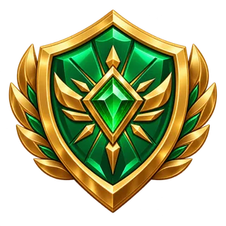 Emerald skill shield